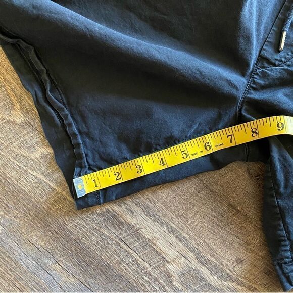 American Eagle Flex Shorts Black Small Elastic Waist Cotton - Picture 7 of 8